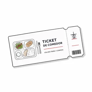 Ticket comedor colegio Trinitarias Torrent